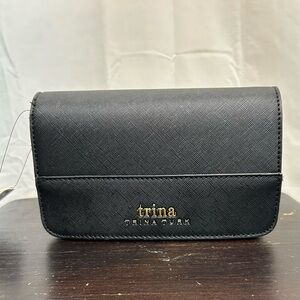 Trina Turk Black Clutch NEW
